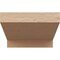 Ekena Millwork 6in. W x 4in. H x 12in. L Clemmons Woodgrain TimberThane Rafter Tail, Primed Tan RFTUR06X04X12CLERCPR - alternate 3